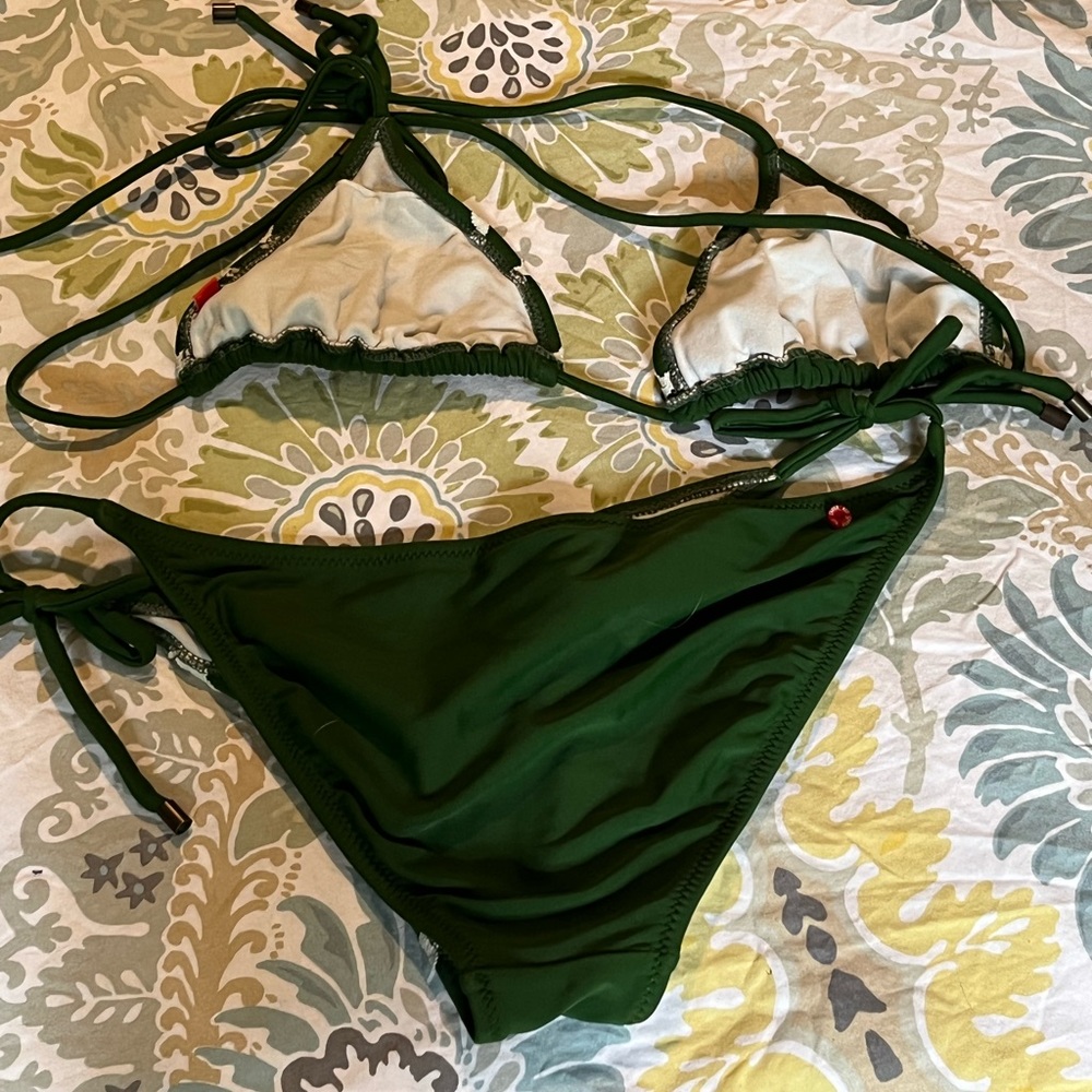 Red Carter String Bikini - image 5